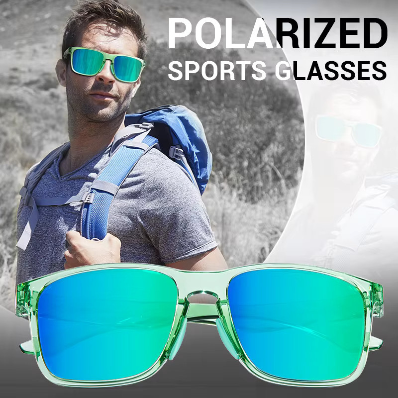 SCVCN Sonnenbrille, polarisiert, Vollrand, Kunststoff, Unisex - Bild 2
