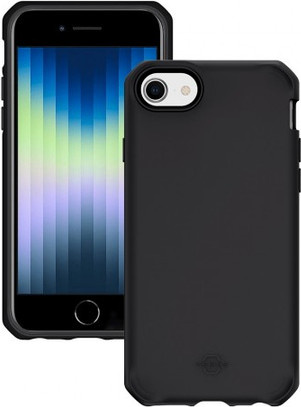 Mobilis SPECTRUM Hintere Abdeckung für Apple iPhone 7, 8, SE (2. Generation) und SE (3. Generation, Schwarz, antimikrobiell und widerstandsfähig) - Bild 1
