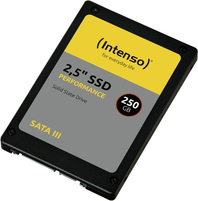 Intenso Performance SSD 250GB SATA III 2,5 Zoll Schwarz - Bild 1