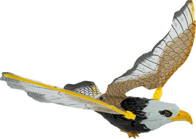 Vogelscheuche Adler als Lockvogel zur Schädlingsbekämpfung im Garten, Multicolor, B: 43 cm, H: 25 cm - Bild 1