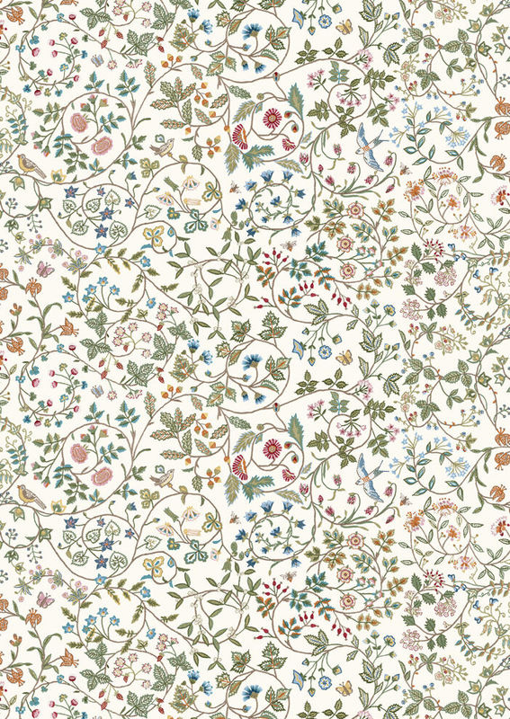 Lewis & Wood Tapete Windrush in White mit floralem und botanischem Muster - Bild 2