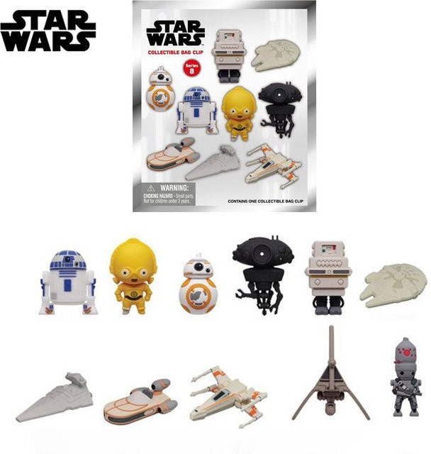 Yiran toy 1 Star Wars Blind Box 3D Figur Schlüsselanhänger R2-D2 C-3PO 1-teiliges Set - Bild 1