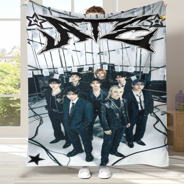 Potdemiel Flanelldecke Stray Kids Kpop Design, ultraweiche Plüschdecke in Multicolour, B/H: 150 x 135 cm - Bild 1
