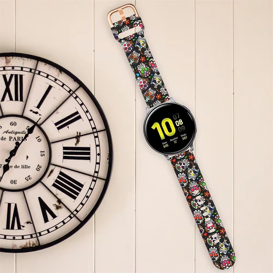 Uhrenarmband Silikon, Bunt, Verspielt, Unisex - Bild 2
