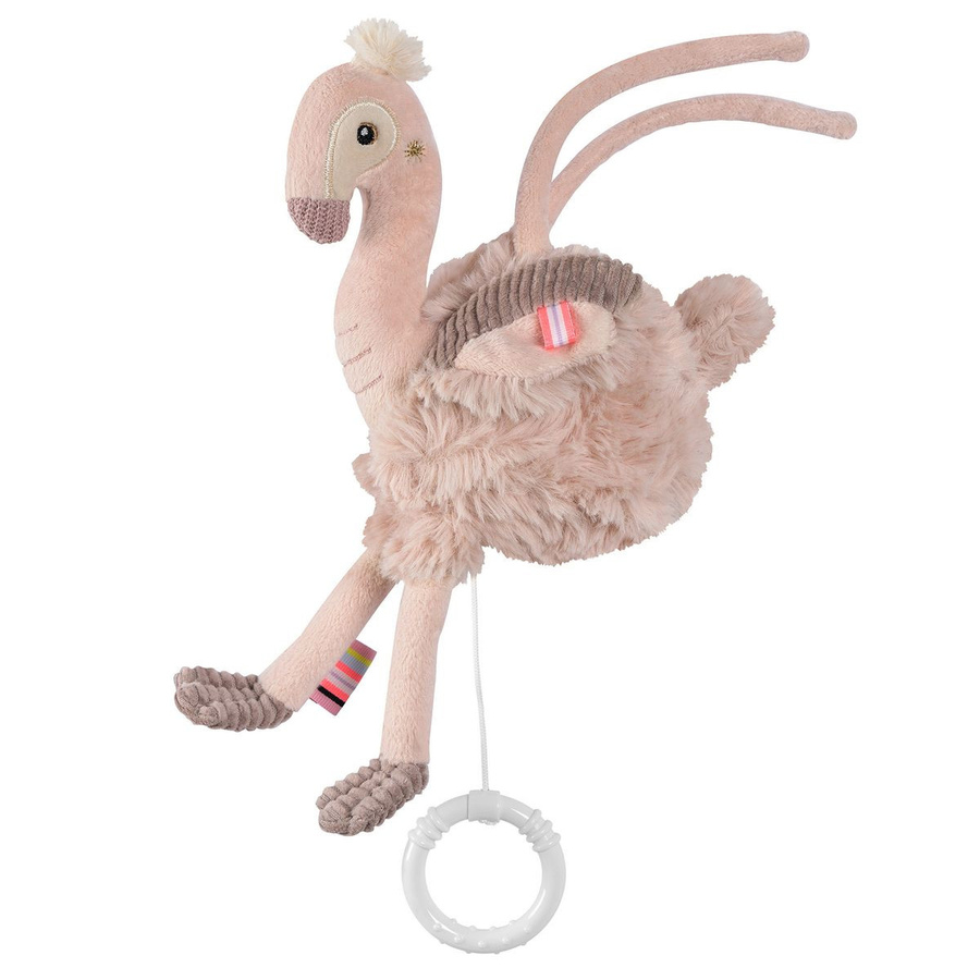 Fehn Mini-Spieluhr Flamingo, Plüsch / Textil, ab 0 Jahre - Bild 1