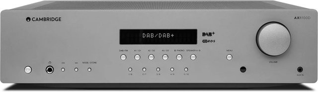 Cambridge Audio AXR100D Receiver Silber mit Bluetooth und 3,5 mm Klinkenanschluss - Bild 1
