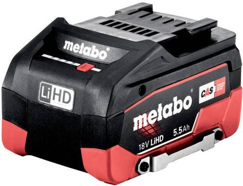Metabo LiHD Akkupack 18V 5,5Ah Werkzeug-Akku Schwarz - Bild 1