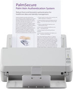 Ricoh SP-1120N Dokumentenscanner mit ADF, A4, Duplex-Scan, 20 Seiten/Min., Ethernet/LAN und USB-C, Grau-Weiß - Bild 1