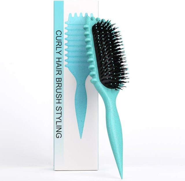 XYNN Stylingbürste für lockiges Haar, Unisex, Grün - Bild 1