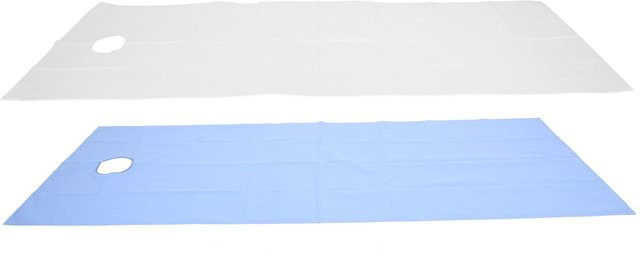 2 Stück GoolRC Einweg-Bettlaken aus atmungsaktivem und wasserdichtem Polyester für Massagebetten in Weiß und Bunt - Bild 1