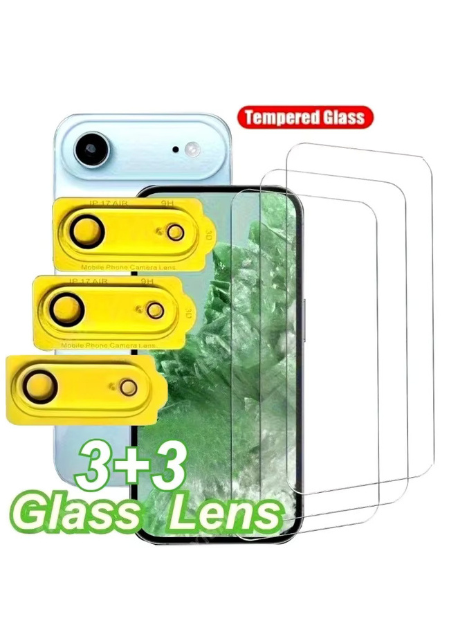DIXSG 3er-Set Displayschutz und Kameraobjektivglas für iPhone 12 bis iPhone 17 Pro Max in Transparent - Bild 4