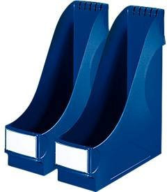 Leitz Stehsammler A4 aus Kunststoff, Blau, B: 9,5 cm, H: 32 cm, T: 29 cm - Bild 3