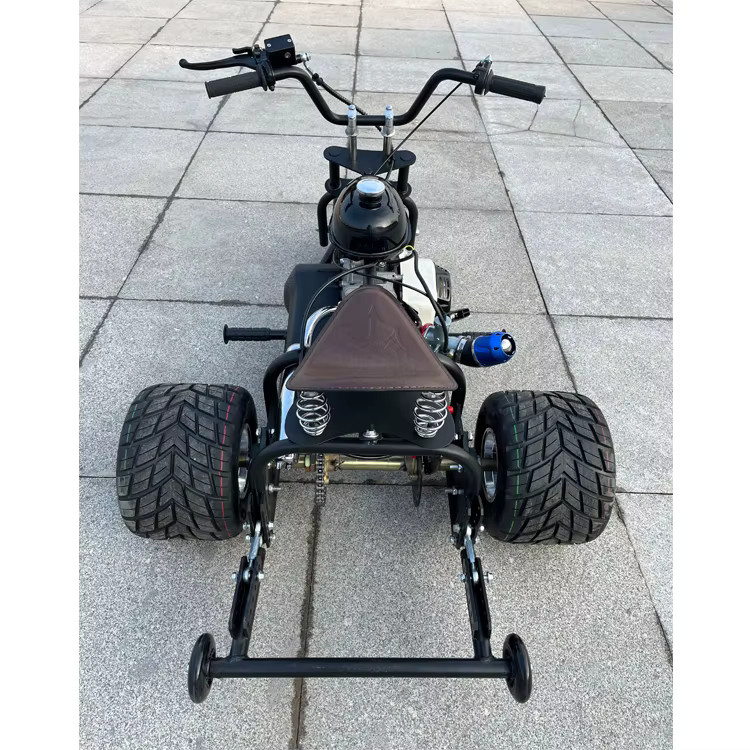 4-Takt-Benzin-Drift-Dreirad, Offroad-Höchstgeschwindigkeit 60 km/h, Outdoor-Park-Dreirad, Erwachsenen-Rennpedal-Drift-Gokart - Bild 3