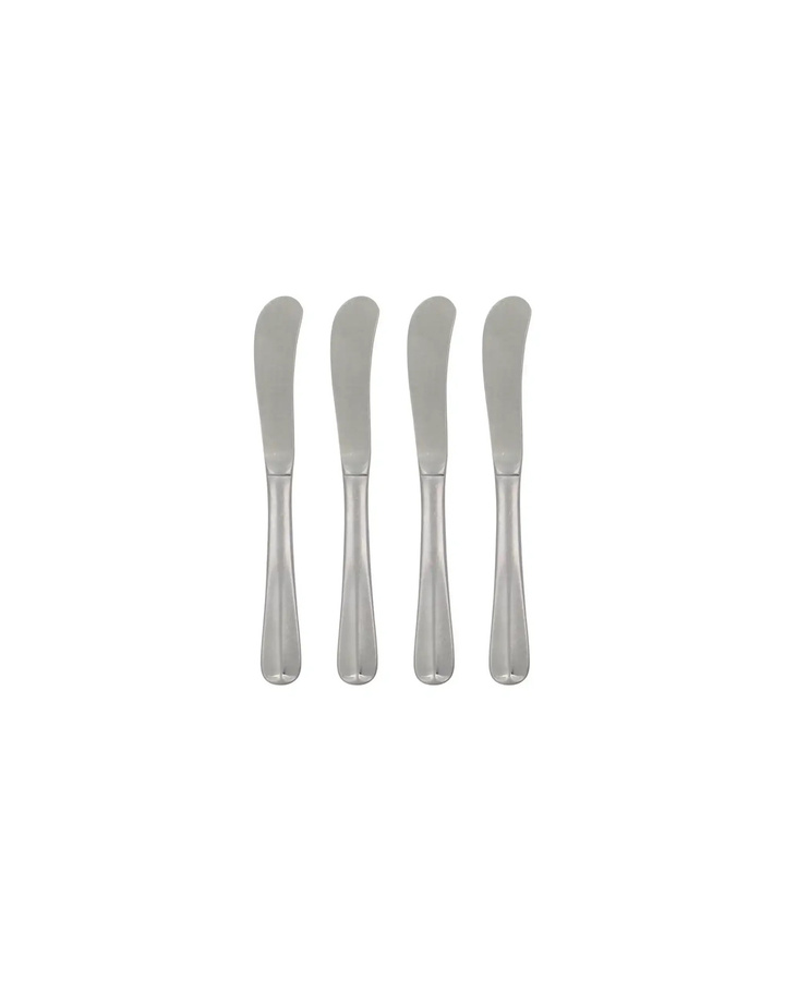 House Doctor Buttermesser Mora Silber-Finish, 4 Stück - Bild 1