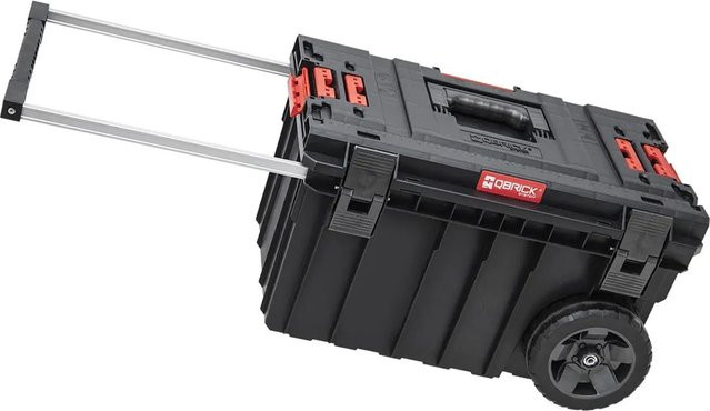 Qbrick System Werkzeug Trolley Schwarz mit Teleskopgriff B/T/H: 60,5 x 34,5 x 40,5 cm - Bild 1