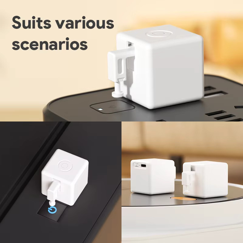 Tuya Bluetooth Smart Fingerbot Plus USB-Ladeversion White Schalter Drücker für Alexa Google Home und Alice - Bild 5