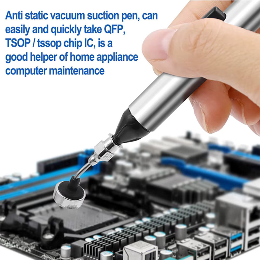 FFQ-939 Vakuum-Saugstift in Silber als Mini IC SMD Pick-up-Werkzeug und Alternative zur Pinzette - Bild 2
