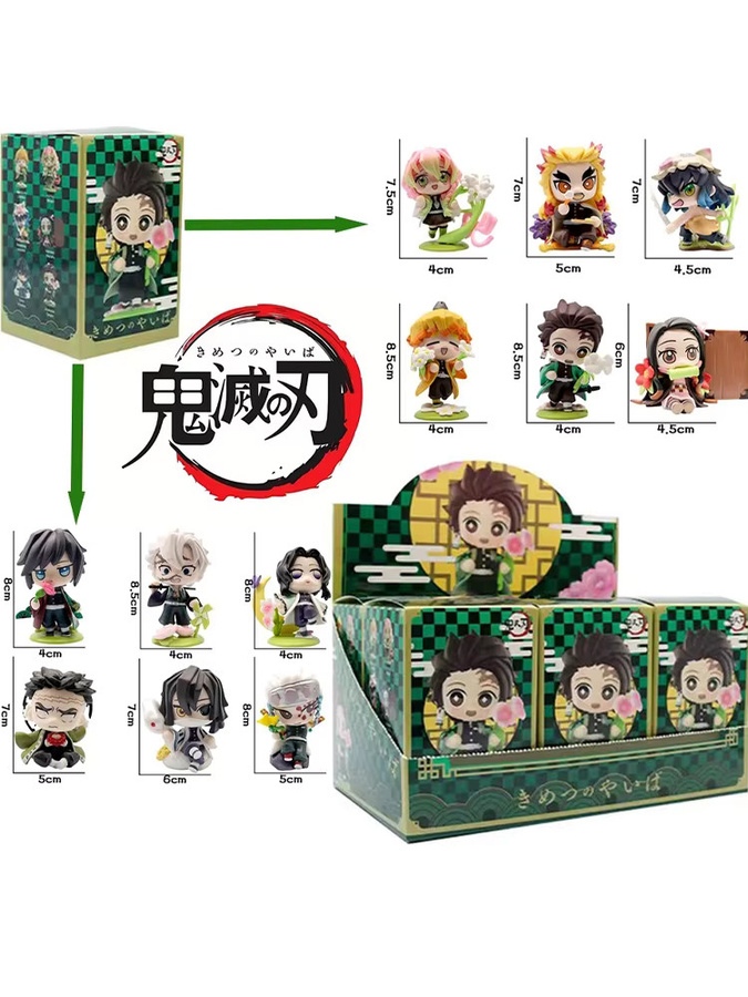 Bandai Demon Slayer Tanjiro Kamado Nezuko Anime-Figur, Blind Box, Einzelfigur - Bild 5