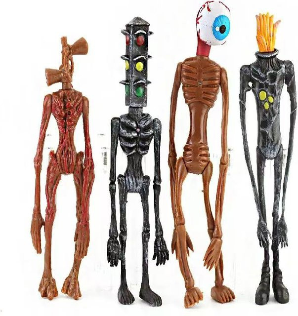 Siren Head Actionfigur Modell, 4-teiliges Set, mit Leuchtendem Glühen, ab 14 Jahren - Bild 1