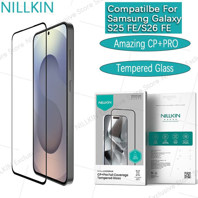 Nillkin CP+PRO Hochauflösender Gehärteter Glas-Displayschutzfilm für Samsung Galaxy S26 FE, S25 FE und S24 Ultra in Transparent - Bild 1