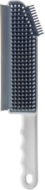 SEEQS 3 in 1 Silikon Reinigungspinsel mit Glasschaber für Küche und Boden, Weiß - Bild 1