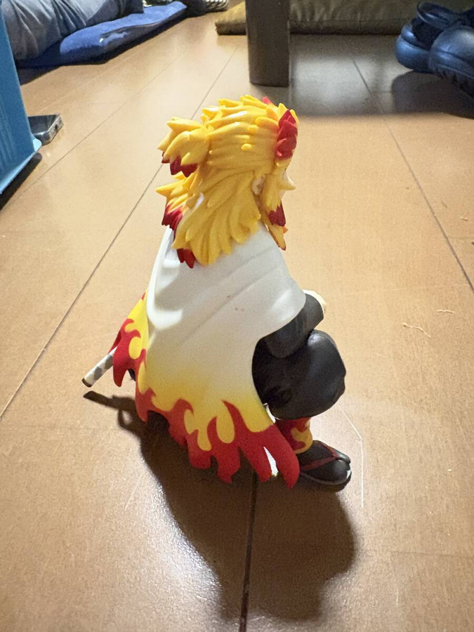 SEGA Demon Slayer Kimetsu no Yaiba Chokonose Premium Figur Kyojuro Rengoku gelb - Bild 2