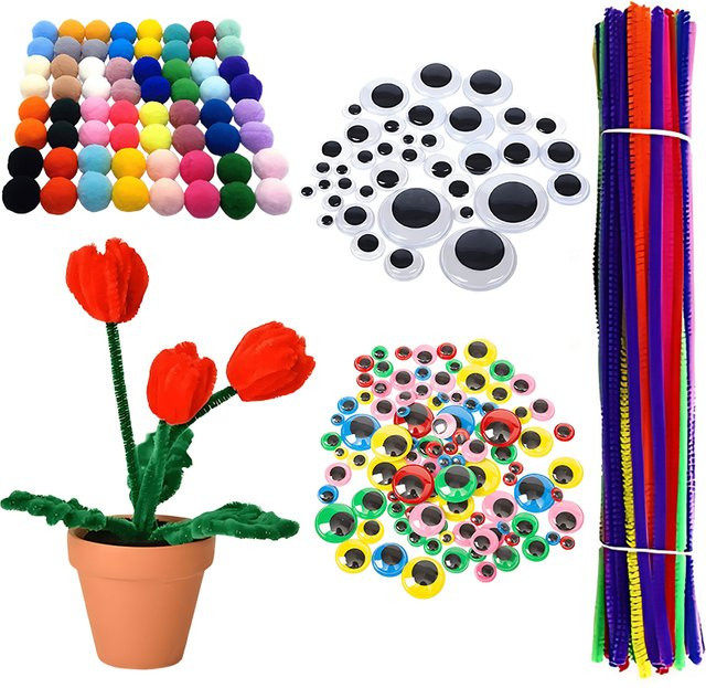 ZYF Chenille-Stick, DIY-Set, Bunt / Mehrfarbig - Bild 1