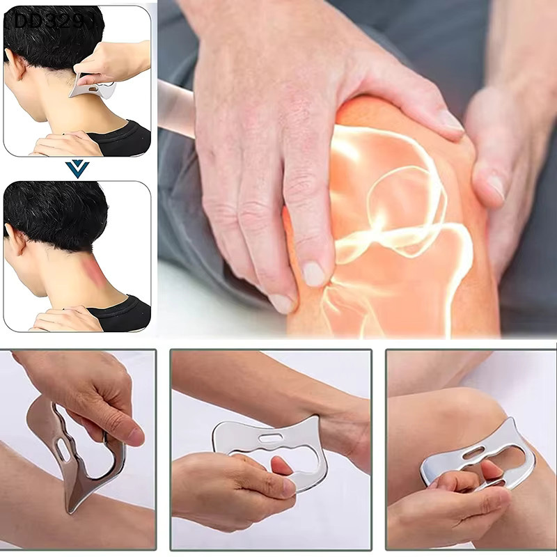 JETTING Gua-Sha-Stab aus Edelstahl, Massagegerät für den Körper, Unisex - Bild 3