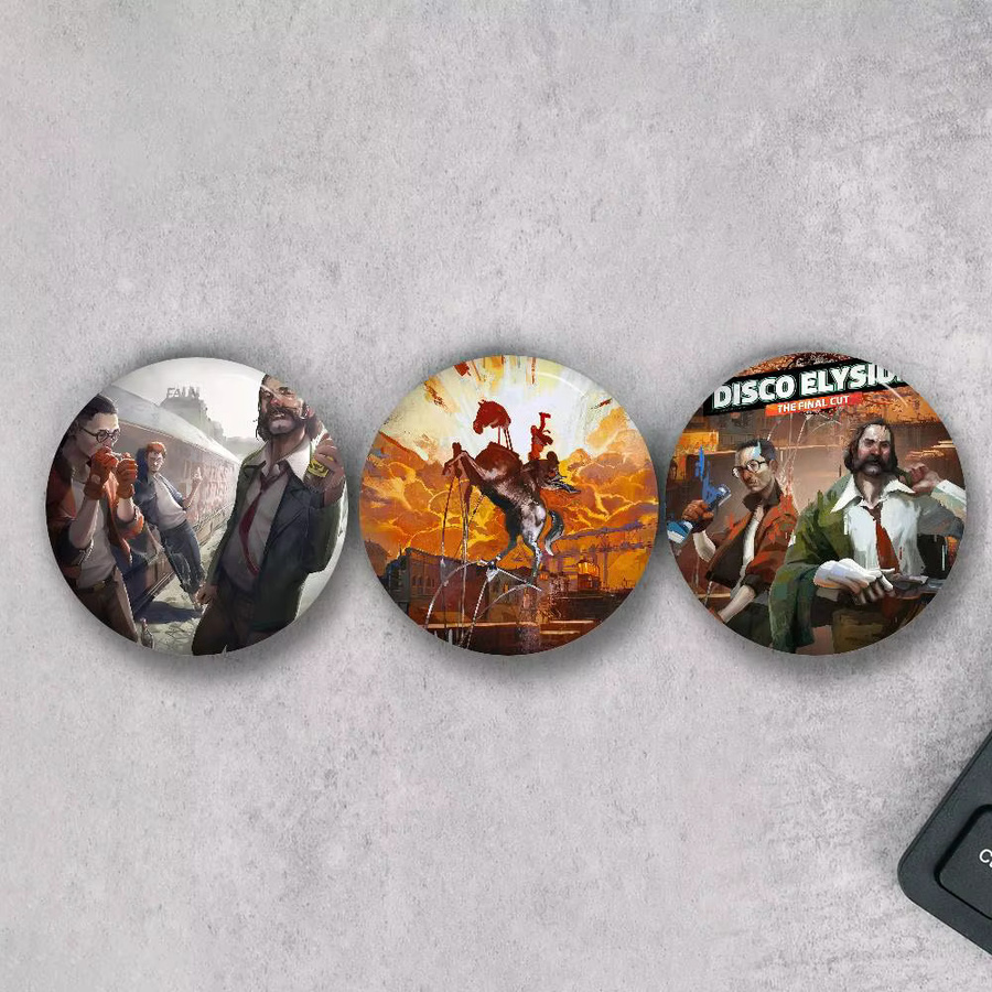 Anstecknadel D-Disco Elysium, Metall, Kinder - Bild 2
