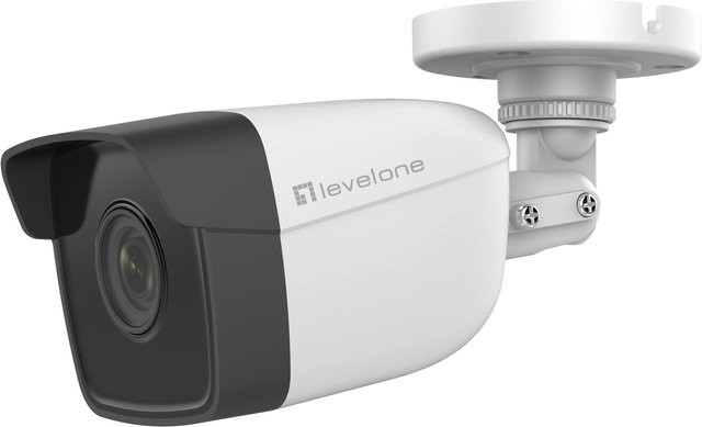 LevelOne GEMINI FCS-5201 IP-Netzwerk-Kamera, 2 Megapixel, H.265, PoE, IR-LEDs, Weiß, Innen/Außen - Bild 1