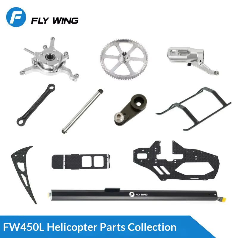 Flywing Fw450l-V2.5 Hubschrauber Originalzubehör, Schwarz - Bild 2