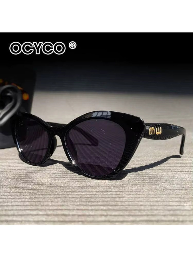 OCYCO Cat-Eye Sonnenbrille, Vollrand, Kunststoff, Schwarz, Damen - Bild 3