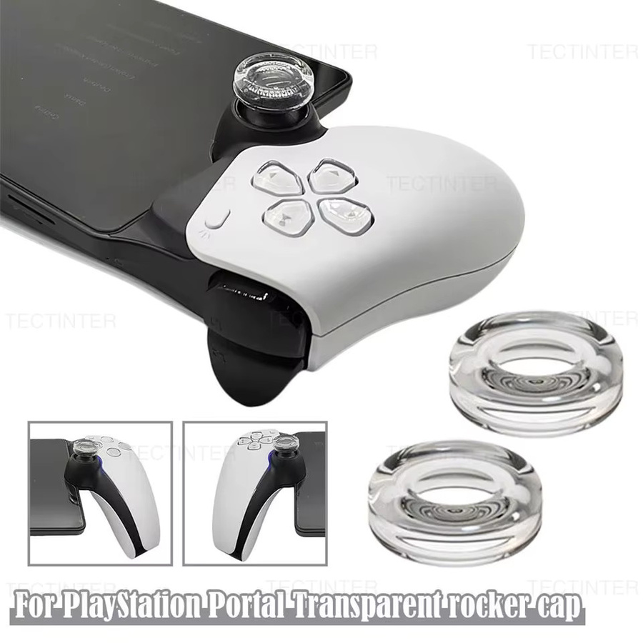 TECTINTER Transparente Flüssigsilikon-Daumengriffkappen für PS5 Portal und Switch Lite Controller als Analog-Joystick-Abdeckung für dein Switch-Zubehör - Bild 5