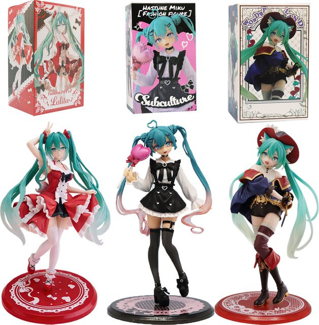 Bandai Hatsune Miku Action-Statuetten, PVC-Modell, Einzelfigur, Bunt / Mehrfarbig - Bild 1