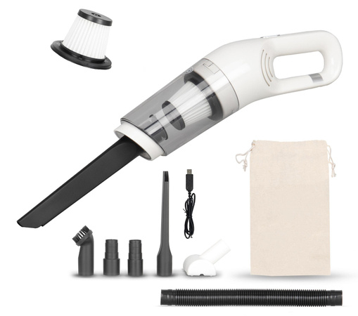 alca Akku-Handstaubsauger 70W weiß kabelloser Trockensauger mit 5500Pa Saugkraft und USB-C Anschluss