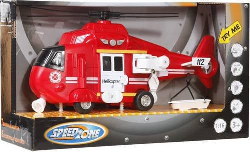 Rescue Einsatz Hubschrauber mit Licht und Sound als Spielfahrzeug im Maßstab 1:16 - Bild 1
