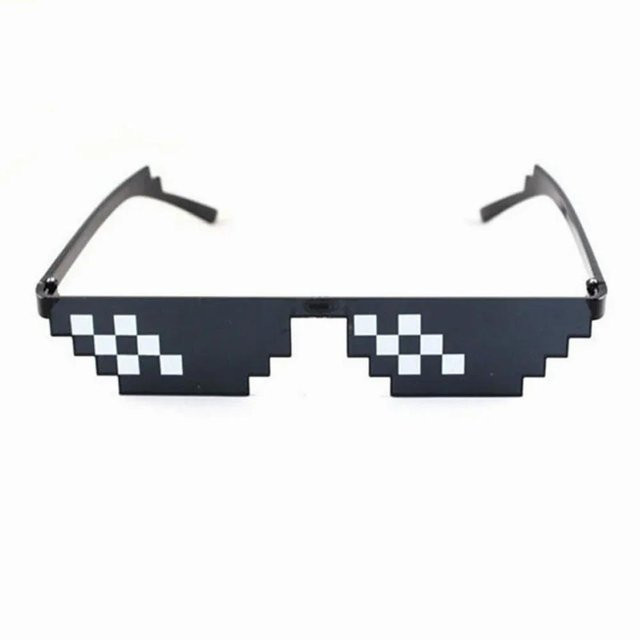 Fable Sonnenbrille, rectangular, Unisex, Metall, Vollrand, black - Bild 1