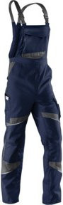 Kübler Latzhose ACTIVIQ PSA Form 3250 in Dunkelblau/Anthrazit mit Reflexstreifen und Kniepolstertaschen - Bild 1