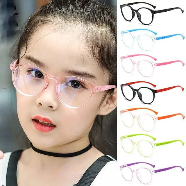 Anti-Blaulicht-Brille für Kinder, Vollrand, Rund, Kunststoff - Bild 1