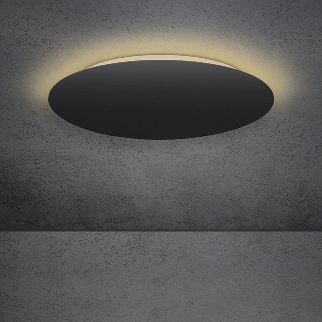 Escale Blade 79 LED-Deckenleuchte in Schwarz aus Aluminium mit warmweißem Licht (2700K) - Bild 1