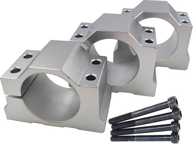CNMAWAY Elektrische Spindelhalterung aus Metall-Legierung in Silber für Gleichstrommotoren und optische Achsen - Bild 1