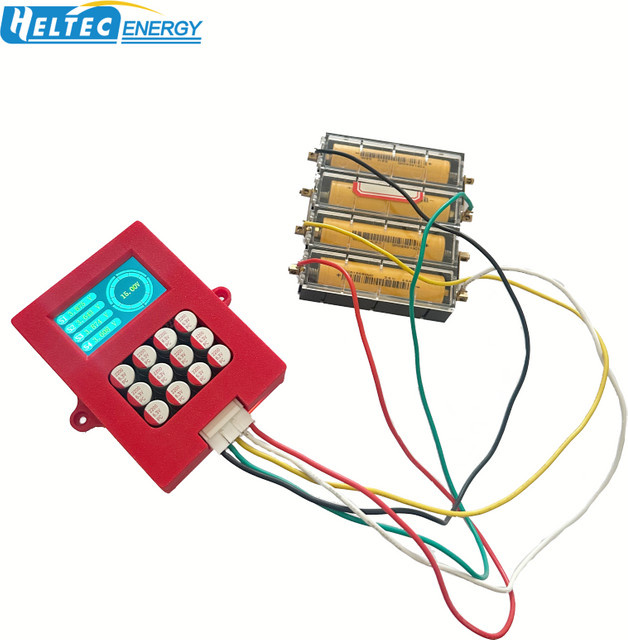 Heltecbms Aktiver Balancer 5A für Lipo/LiFePO4 4S 6S 8S mit Spannungsanzeige in Rot - Bild 1