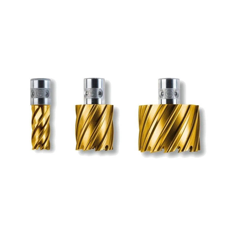 Fein HSS Dura 25 Kernbohrer mit Quickin Aufnahme, Farbe Gold, Durchmesser: 25 mm - Bild 2
