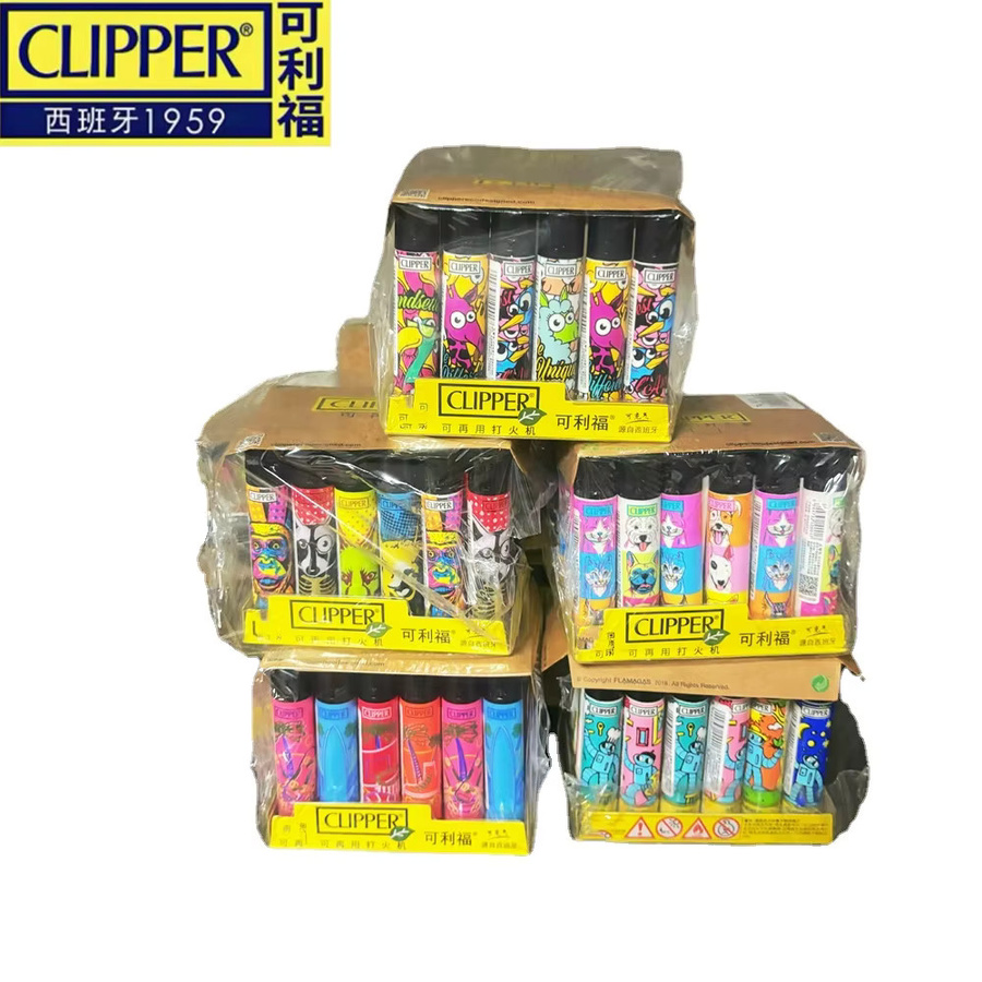Clipper Mini Feuerzeug Set mit Feuersteinrad, 24 Stück, nachfüllbare Butan-Zigarettenfeuerzeuge - Bild 2