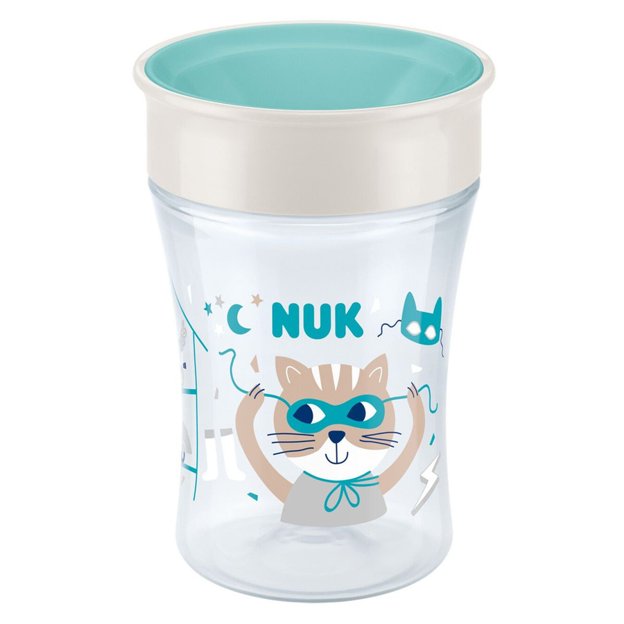 NUK Trinklern-Becher Evolution Magic Cup mit Rim 360 in Mint, 230 ml - Bild 1