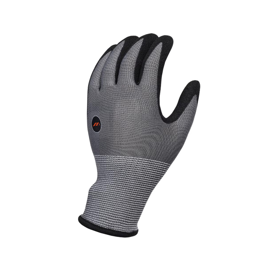 JIMIHOME Gartenhandschuhe für Damen und Herren in Grau, atmungsaktive Arbeitshandschuhe mit rutschfestem Griff für Garten- und Bauarbeiten - Bild 2
