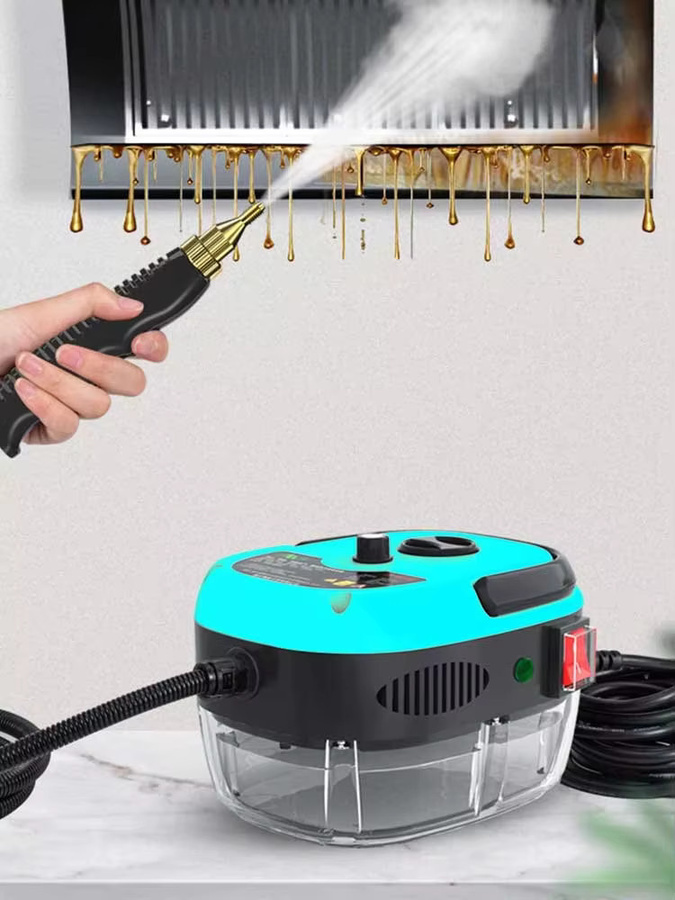 BALASHOV Handheld Dampfreiniger 2500W Hochtemperatur-Druckstrahlreiniger in Weiß für Haus, Auto und Küche - Bild 5