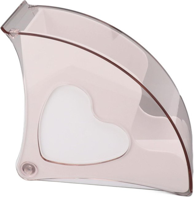 CosyHome Kaffeefilterhalter mit Staubschutzabdeckung und Drehfunktion in Weiß und Transparent aus Kunststoff - Bild 1
