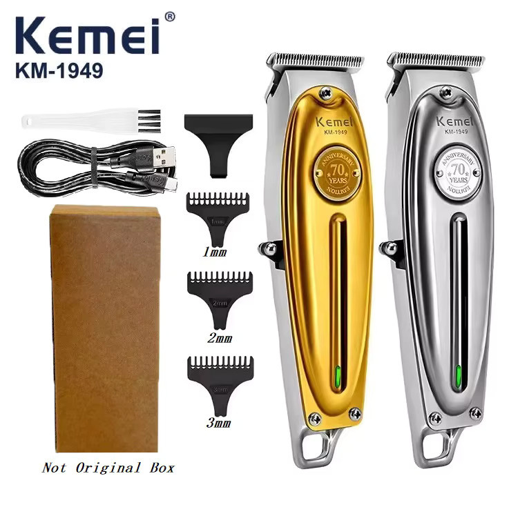 Kemei KM-1949 Pro Elektrischer Haarschneider, Silber, Herren - Bild 2