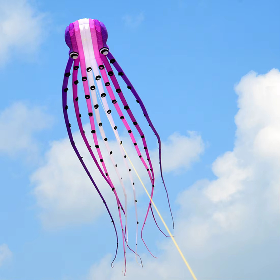 9KM DWLIFE Octopus Kite, Wäschedrachen, Meerestiere, Bunt / Mehrfarbig - Bild 2